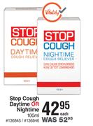 Stop Cough Daytime Or Nightime-100ml Each