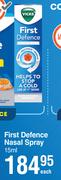 Vicks First Defence Nasal Spray-15ml Each