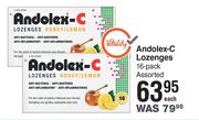 Andolex-C Lozenges 16 Pack Assorted-Each