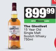The Glenlivet 15 Year Old Single Malt Scotch Whisky-750ml