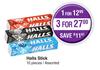 Halls Stick 10 Pieces Assorted-For 1