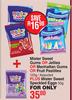 Mister Sweet Gums Or Jellies Or Manhattan Gums Or Fruit Pastilles 125g+Mister Sweet Speckled Eggs 50