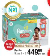Pampers Pants Sizes 3-6-Per Box