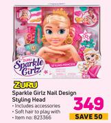 Zuru Sparkle Girlz Nail Design Styling Head