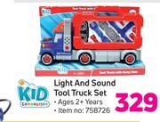 Kid Connection Light & Sound Tool Truck Set