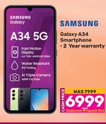 Samsung Galaxy A34 Smartphone-Each
