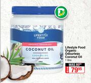 Lifestyle Food Organic Odourless Coconut Oil-1Ltr