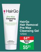 HairGo Hair Removal Pre-Wax Cleansing Gel-125ml
