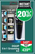 Dquip 5 In 1 Grooming Kit