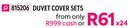 Blanche Basic 6 Piece Duvet Cover Sets (Double)