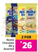 Nestle Chocolate Assorted-For 2 x 80g