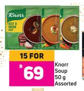 Knorr Soup Assorted-For 15 x 50g