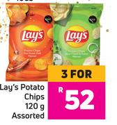 Lay's Potato Chips Assorted-For 3 x 120g