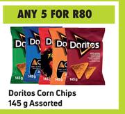 Doritos Corn Chips Assorted-For 5 x 145g