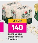 Castle Double Malt Beer Cans-For 2 x 6 x 410ml