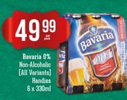 Bavaria 0% Non Alcoholic (All Variants) Handies-6 x 330ml Per Pack