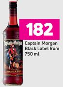 Captain Morgan Black Label Rum-750 ml