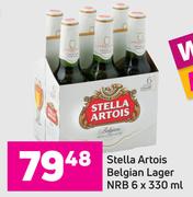 Stella Artois Belgian Lager NRB 6 x 330ml