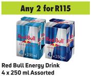 Red Bull Energy Drink 4 x 250 ml-For Any 2