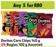 Doritos Corn Chips 145g Or Bugles 100g Assorted- For Any 5
