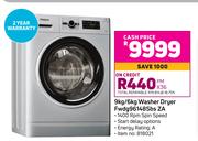 Whirlpool 9Kg/6Kg Washer Dryer FWDG96148SBS ZA