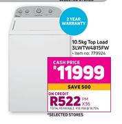 Whirlpool 10.5Kg Top Load 3LWTW4815FW