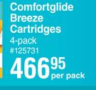 Gillette Venus Comfortglide Breeze Cartridges-4 Per Pack