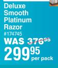 Gillette Venus Deluxe Smooth Platinum Razor-Per Pack