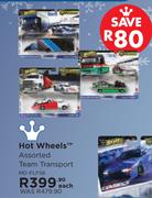Hot Wheels Assorted Team Transport MD-FLF56-Each