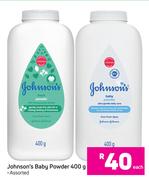 Johnson's Baby Powder Assorted-400g Each