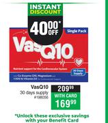 VasQ10 30 Days Supply