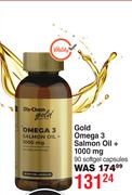 Dis-Chem Gold Omega 3 Salmon Oil + 1000mg 90 Softgel Capsules