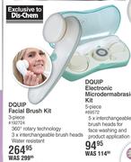 Dquip Facial Brush Kit 3 Piece