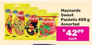 Maynards Sweet Packets Assorted-400g Each