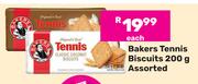 Bakers Tennis Biscuits Assorted-200g Each