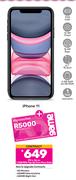 Apple iPhone 11-On 1.3GB Red Top Up Core More Data