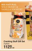 Good Stuff Bee Natural Wild Honey & Vanilla Yoghurt Cracking Stuff Gift Set (3 Piece)-Per Set