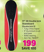 Ferrari 31" X8 Double Kick Skateboard