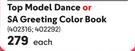 Creative Stationery Top Model Dance Or SA Greeting Color Book-Each