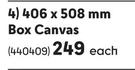 Faber Castell 406 x 508mm Box Canvas-Each