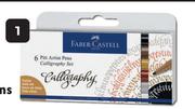 Faber Castell Calligraphy Pens-Per Set