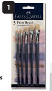 Faber Castell Paint Brush Set-Per Set