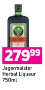 Jagermeister Herbal Liqueur-750ml
