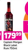 Captain Morgan Black Label Rum-750ml 