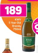 KWV 5 Year Old Brandy-750ml