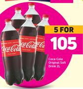 Coca Cola Original Soft Drink-For 5 x 2Ltr