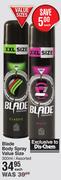 Blade Body Spray Value Size Assorted-300ml Each