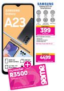 Samsung Galaxy A23 4G Smartphone-On 1GB Red Top Up Core More Data