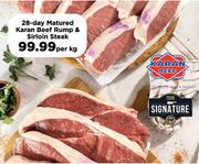 28 Day Matured Karan Beef Rump & Sirloin Steak-Per Kg