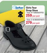 Softer Girls Tear Drop Shoe Size 9-1-Per Pair